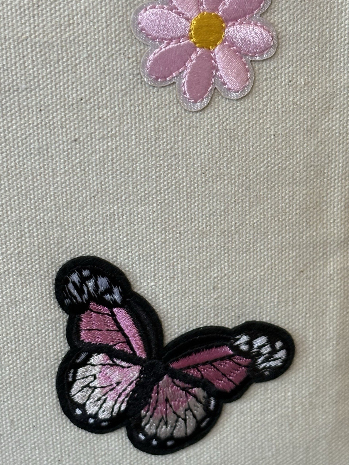Trader Joe’s Embroidery Special 4 Butterflies 4 Flowers Large Eco Shopping Bag