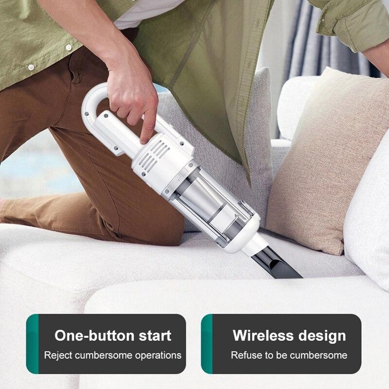Wireless Handheld Vacuum Cleaner Powerful Suction HEPA Filter