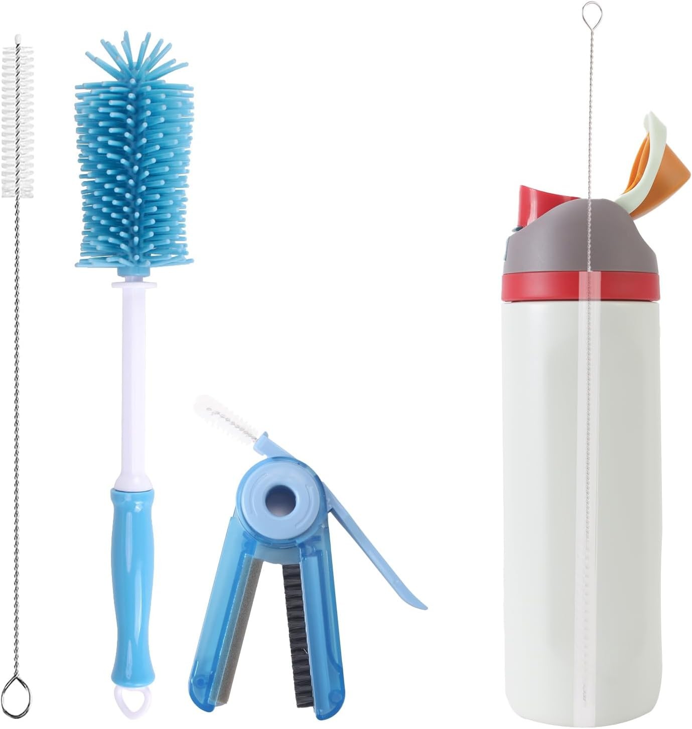 3PC Owala Water Bottle Cleaner Kit, Brush & Straw Cleaner for 24/32/40oz Bottles