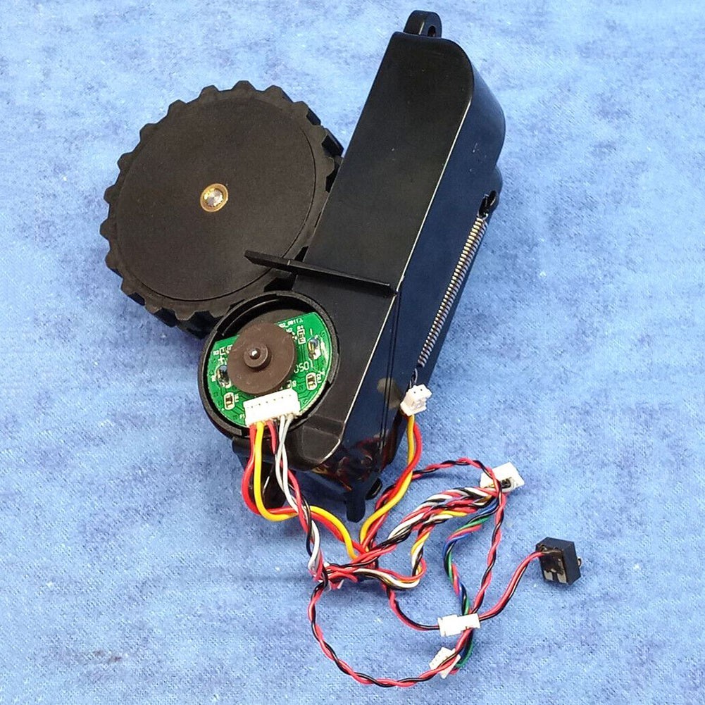 Black Wheel Replacement Set Perfect Fit for WYZE Robot Vacuum Cleaner WVCR200S