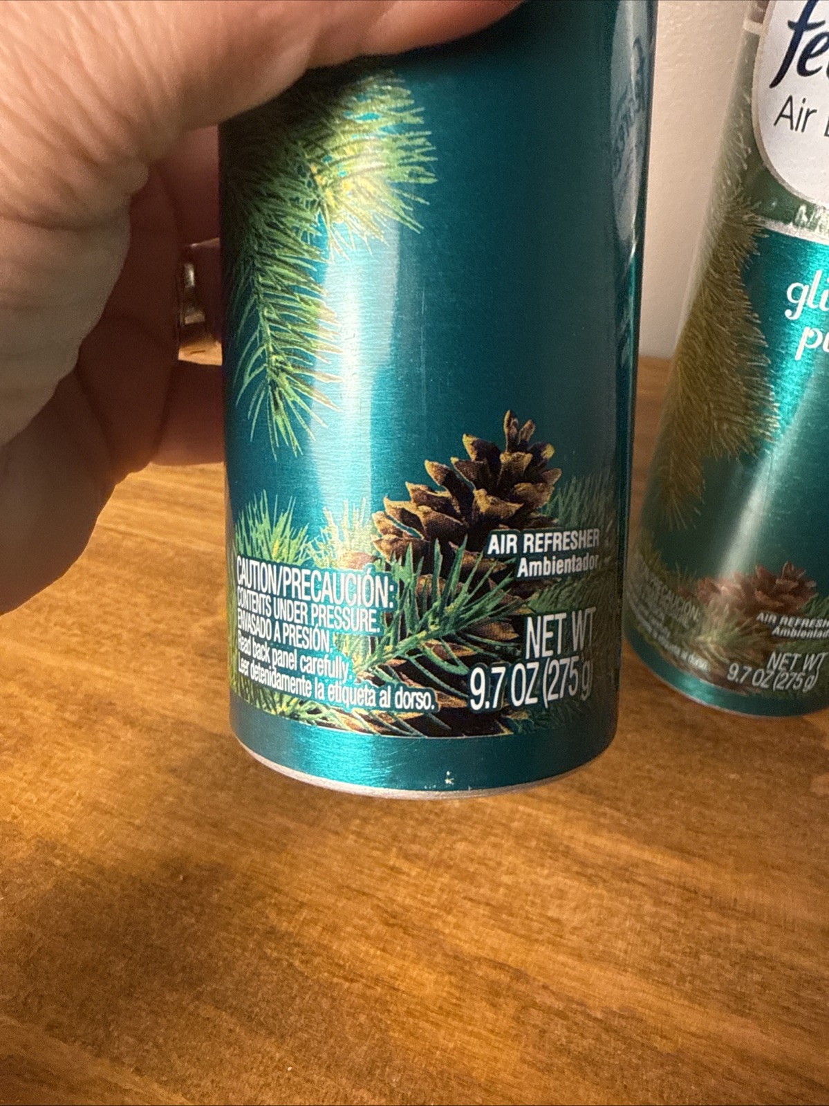 Limited Edition Febreze Rare Glistening Pine 9.7 oz each – 2 Bottles Total