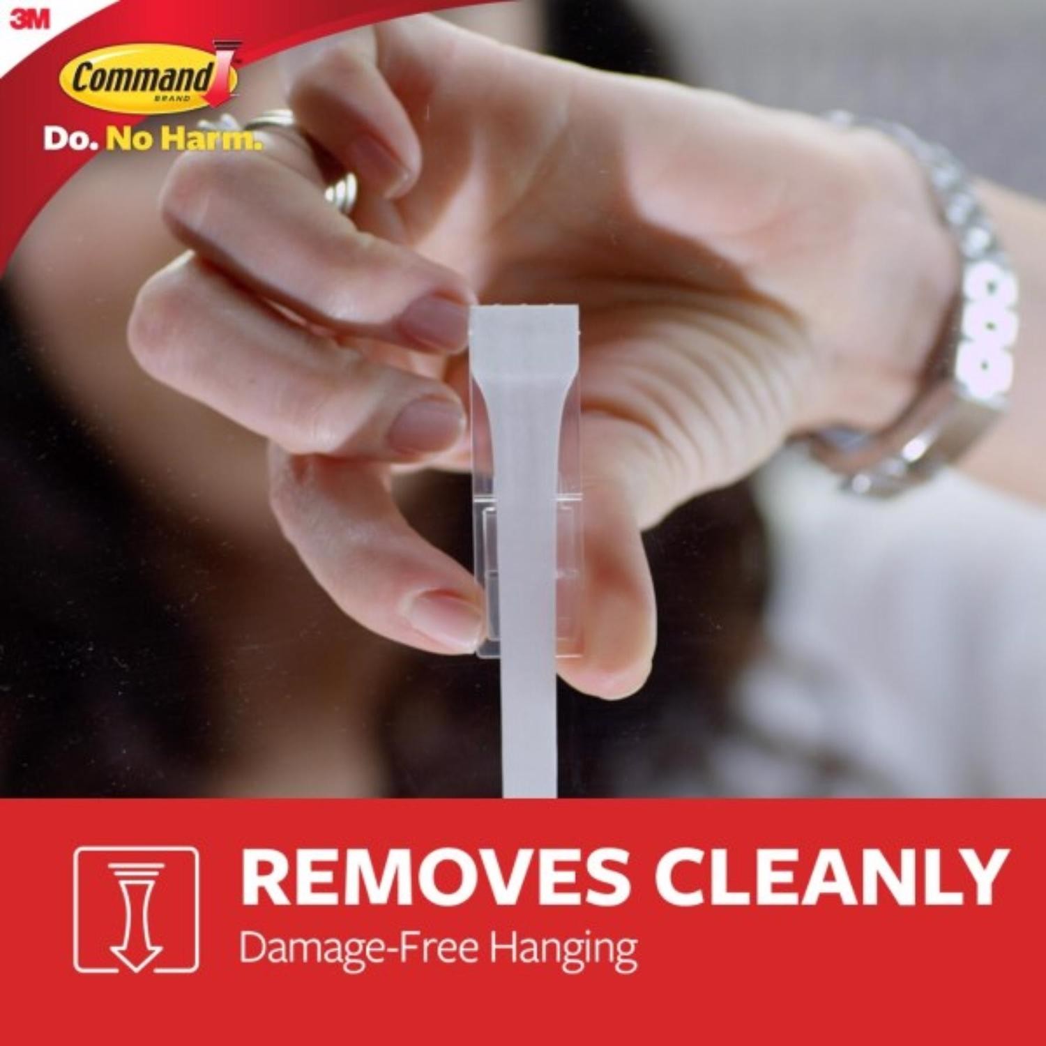 3M 17001ES Command White Damage-Free Utility Hooks Medium 3 lbs. Capacity
