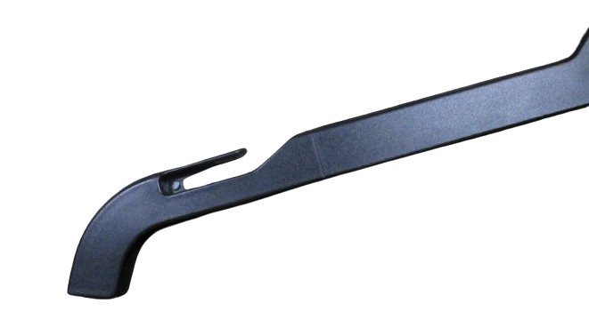 Nike Plastic Heavy Duty 18″ Width Clothes Gown Top Coat Hanger w/Notches Black