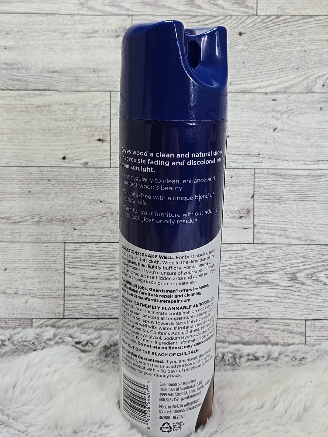 GUARDSMAN Anytime Clean & Polish Protects Wood Furniture Woodland Fresh 12.5 Oz