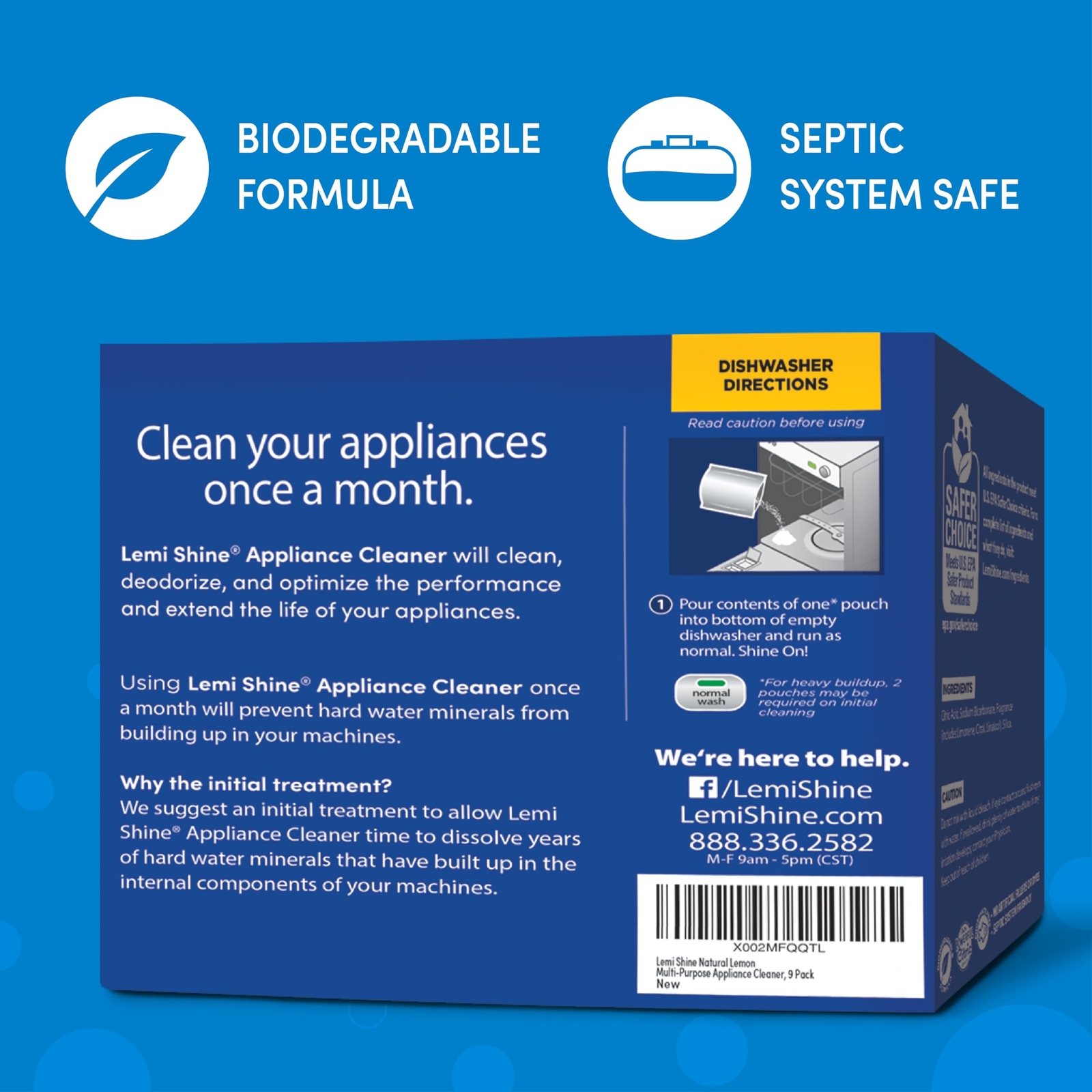 Appliance Cleaner & Deodorizer | Powered By Citric Acid | 100% Guaranteed To Cle