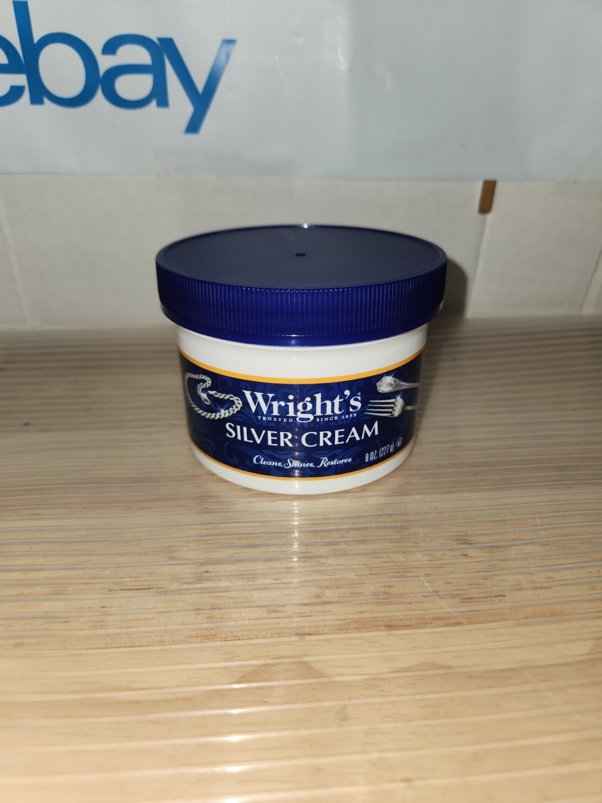 Wright’s Silver and Cream Cleaner Metal Polishes 8 OZ (227g)