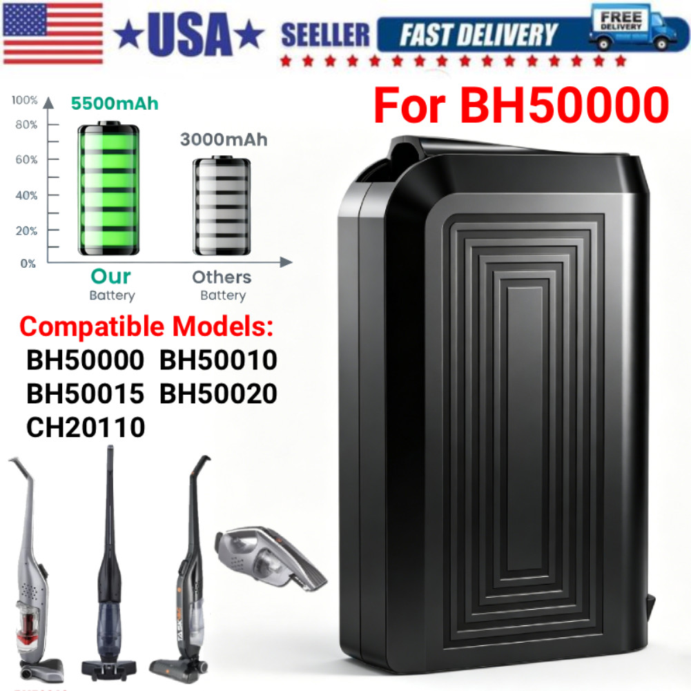 18V 5500mAh Battery for Hoover LINX BH50000 BH50005 CH20110 Vacuum Cleaners
