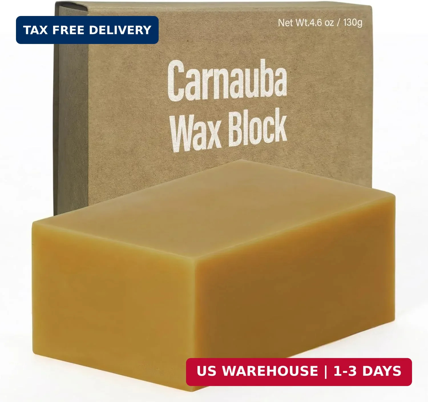 Carnauba Wax for Wood, Pure Carnauba Hard Wax Bar – for Rotary Buffing Wheel …