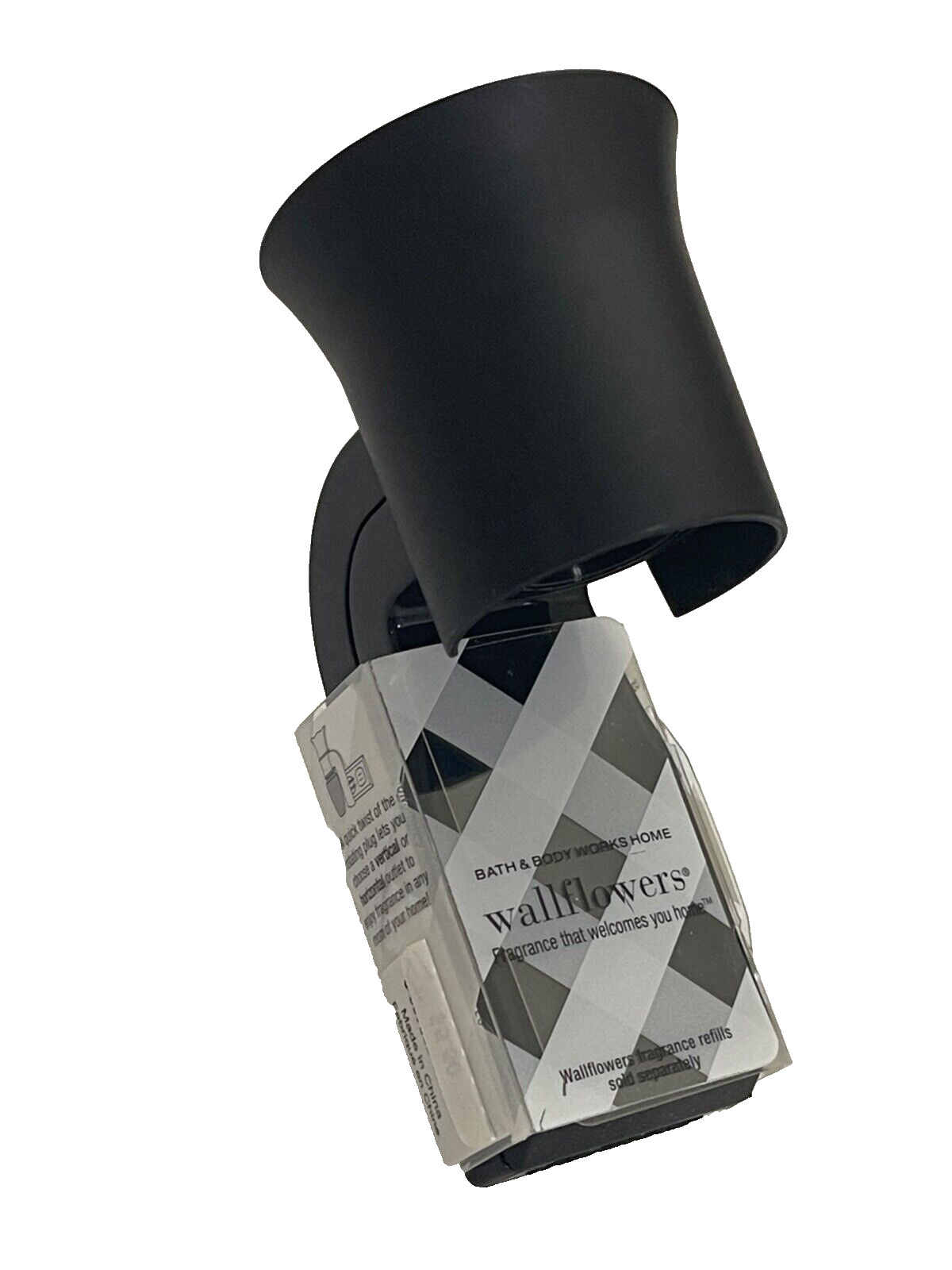 BATH & BODY WORKS PLAIN BLACK DIFFUSER WALLFLOWER PLUG NEW