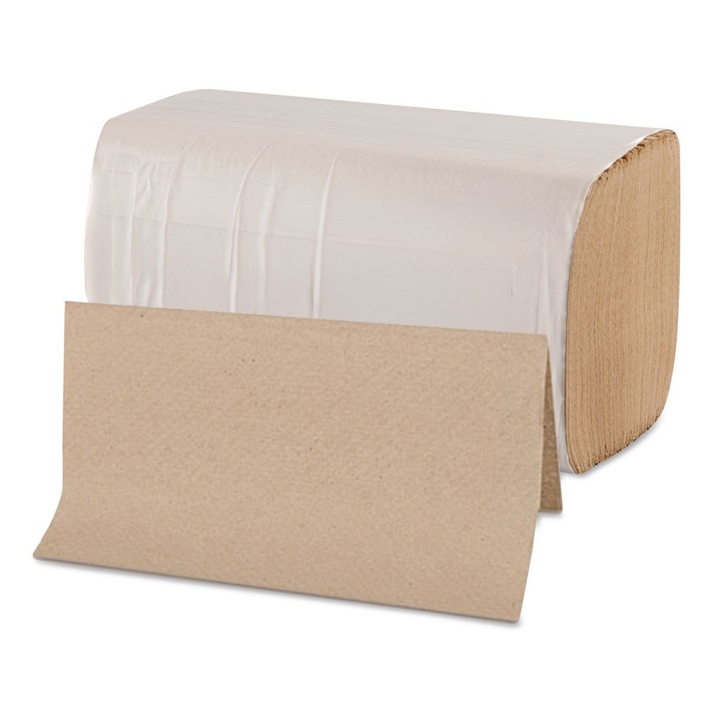 GEN SF5001K 1-Ply 9″ x 9.25″ Single-Fold Paper Towels – Kraft (12 PK/CT) New