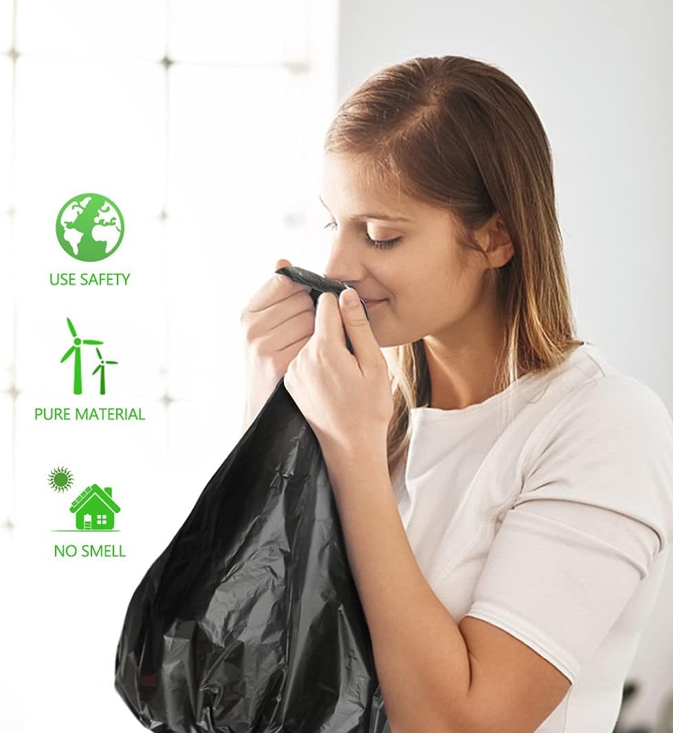 10 Gallon 200 Counts Extra Strong Trash Bags Tall Kitchen Garbage Bags by , 9