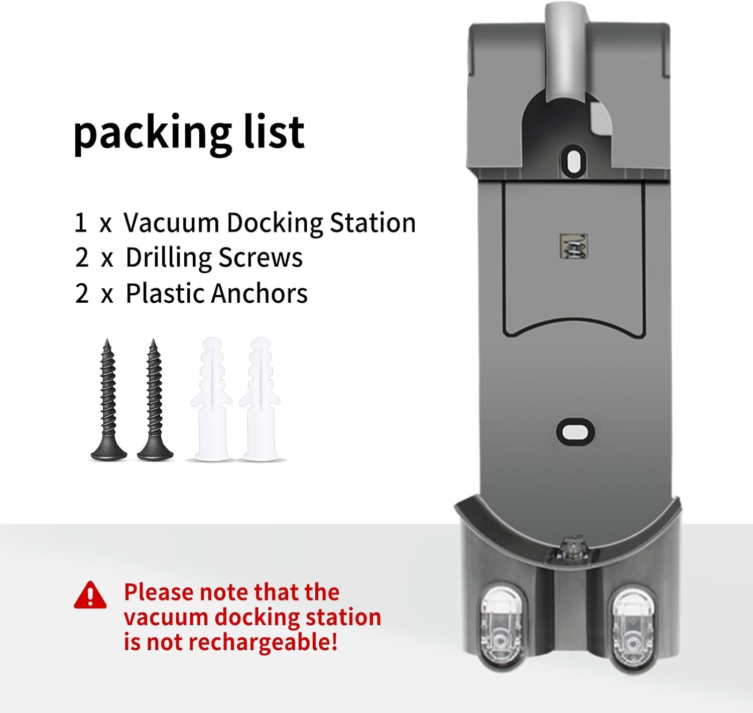 Charging Dock Station – Wall Mount Accessories for Dyson Vacuum Cleaner V6