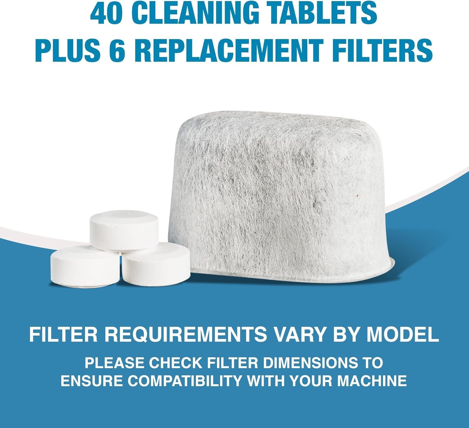 CleanEspresso – Designed For Breville Cleaning Kit – 40 Cleaning Tablets and
