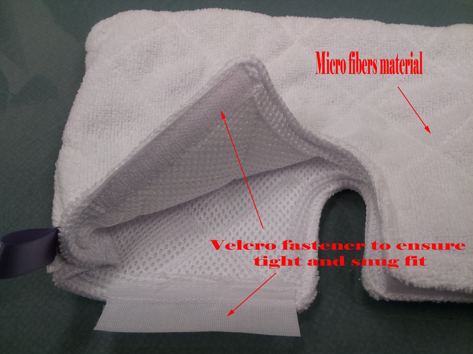 6 XL Large Steam Mop Replacement Pocket Pads For Shark S3501 XLT3501 S3601 S3901