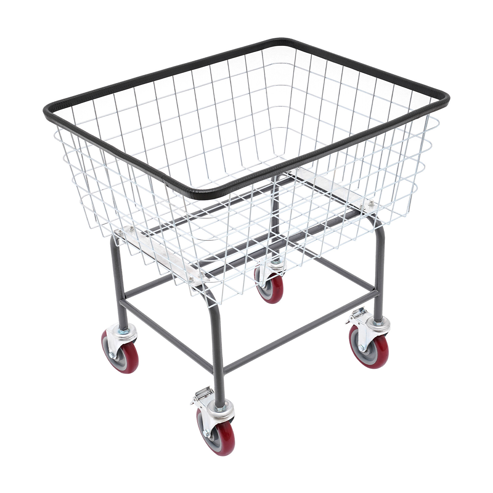 Steel Wire Laundry Cart Laundry Basket Commercial Laundry Cart With Wheels
