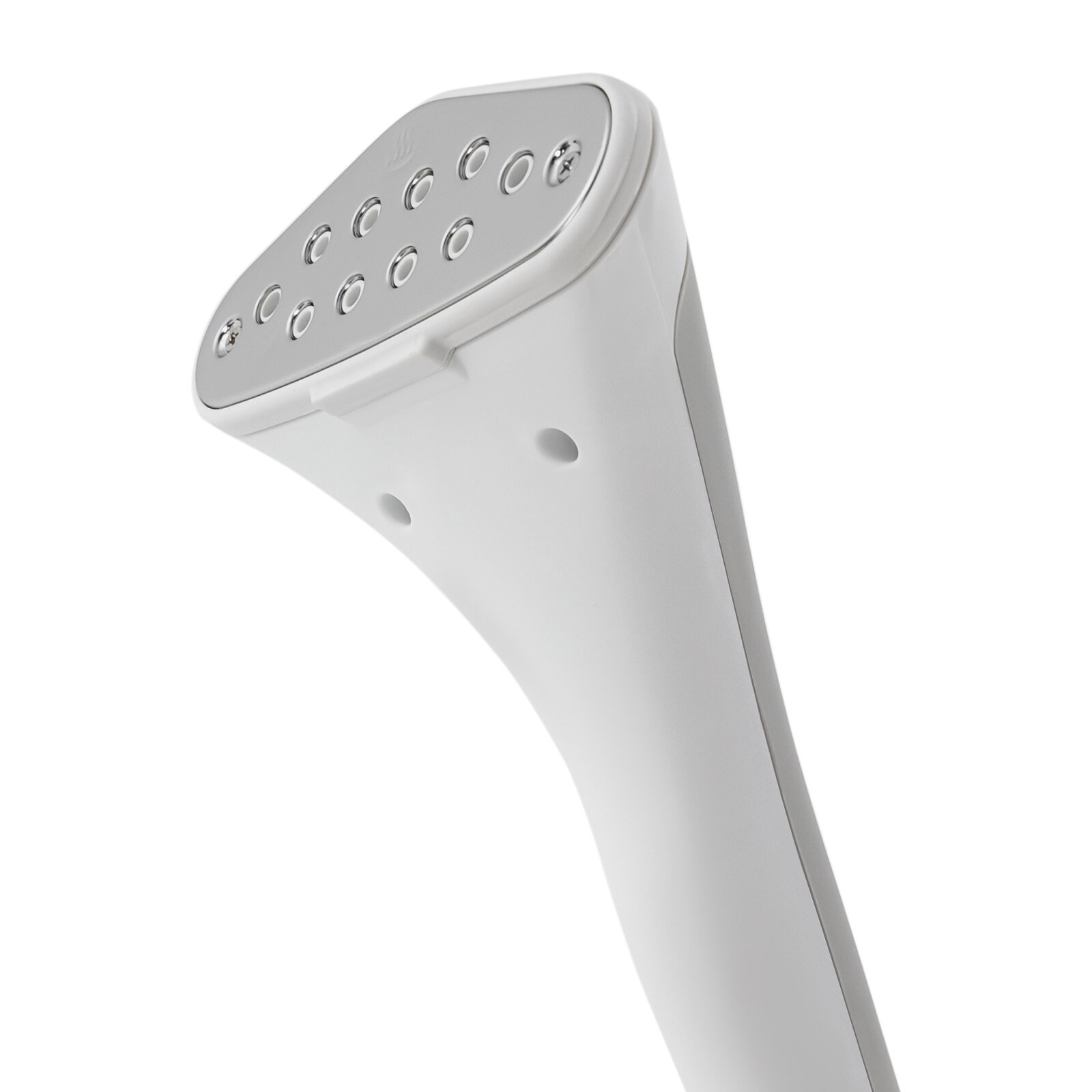 1350W Vertical Garment Steamer 1.4L Tank Adjustable Height Telescopic Rod White
