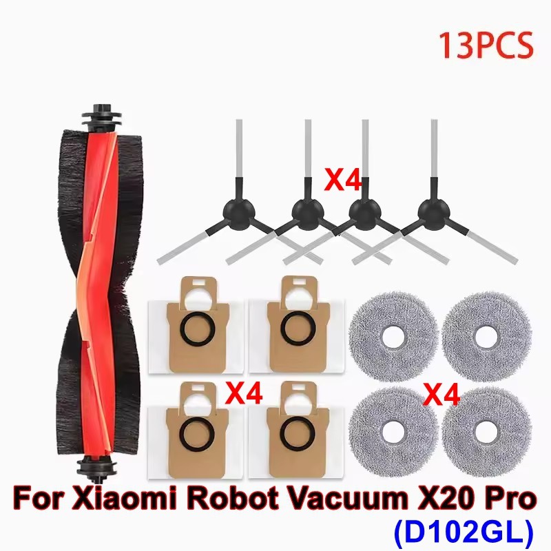 Main Roller Side Brush Filter Replacement For Xiaomi X20 Pro (D102GL) Vacuum lot