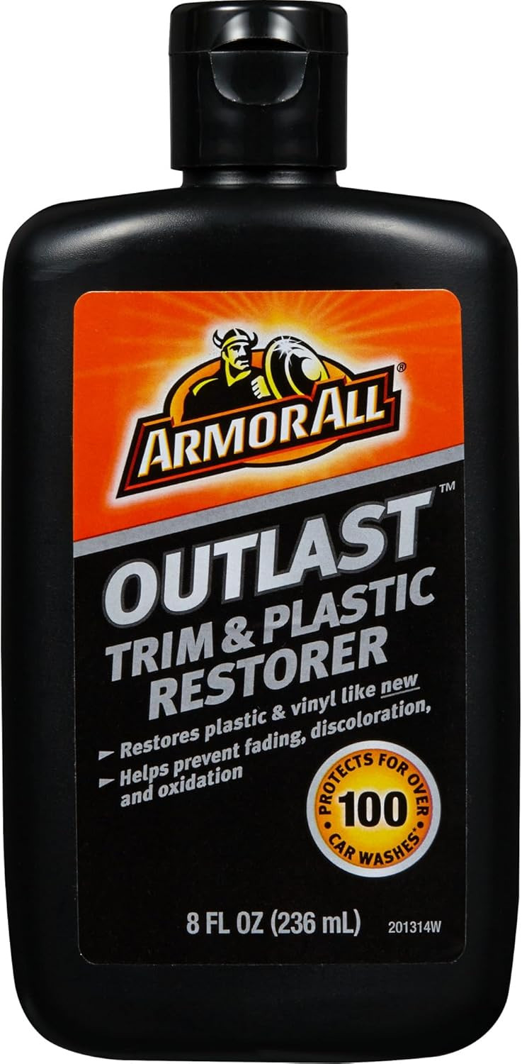 Armor All Outlast Car Trim & Plastic Cleaner , Cleans 8 Fl Oz (Pack of 1)