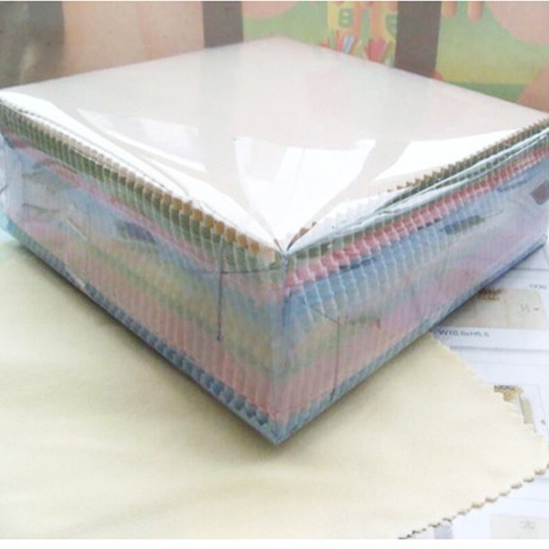 100pcs Microfiber Glasses Cleaning Cloth 5.1″×5.1″ Clean Spectacles Dust Smudges