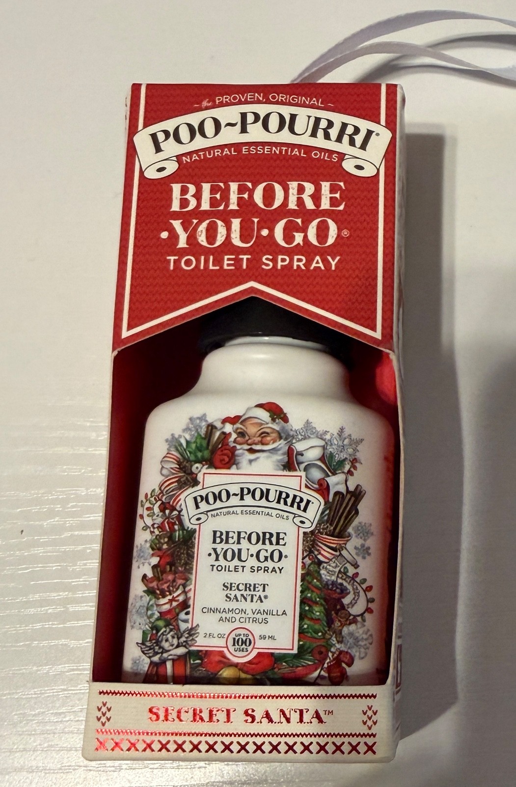 Poo-Pourri Secret Santa 2 fl oz Toilet Spray – 1 Pack New