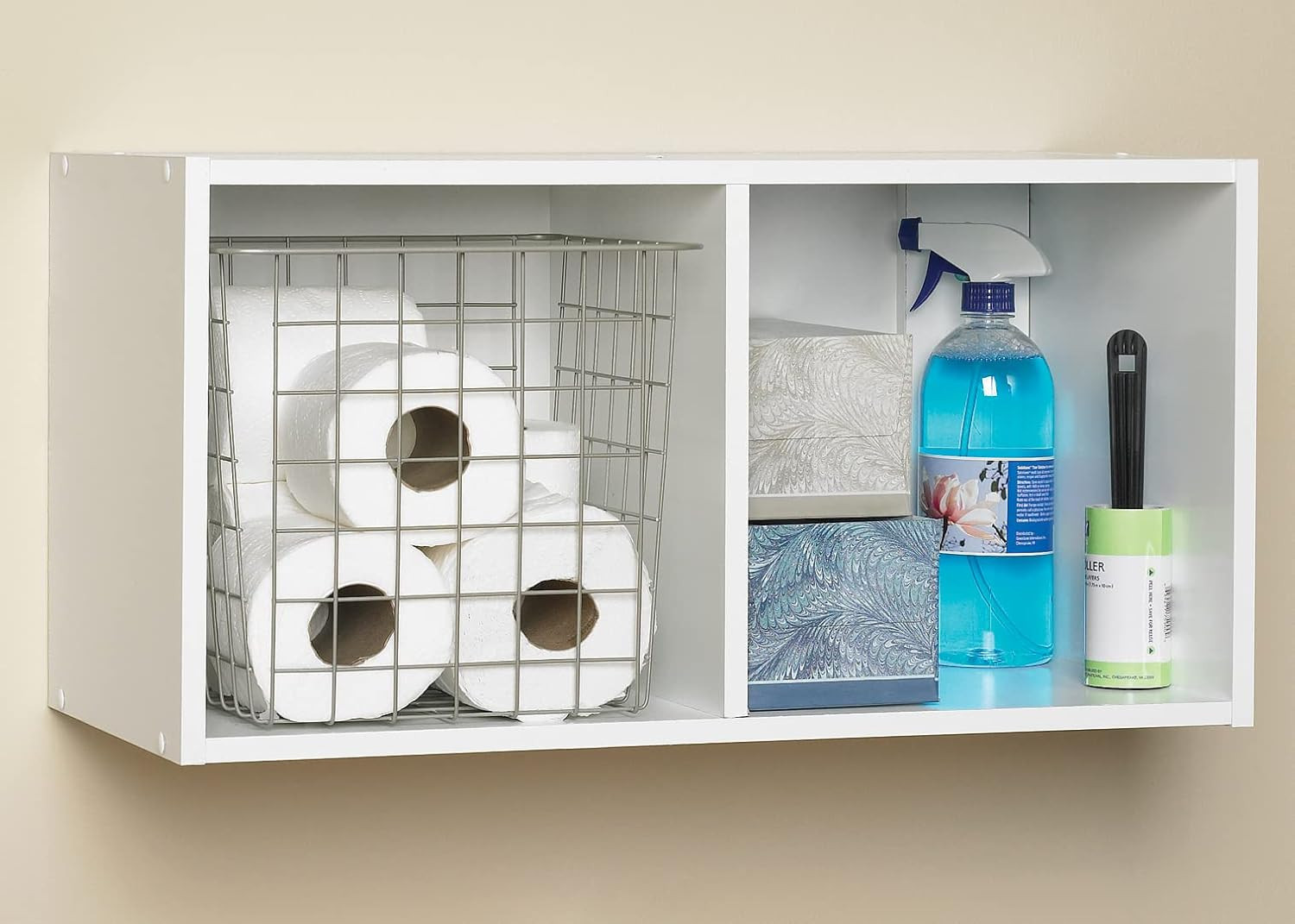 Closetmaid Cubeicals 2 Cube Storage Shelf Organizer Bookshelf, Stackable or Hang
