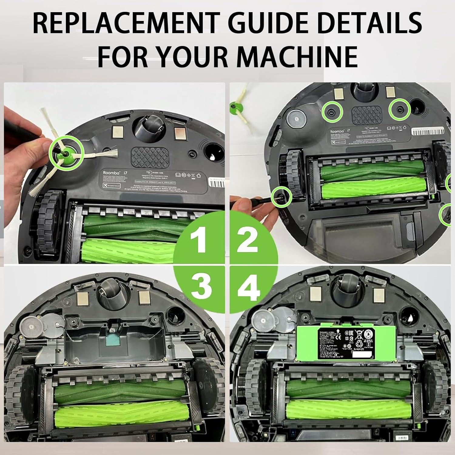 64.2Wh Genuine Battery ABL-F for iRobot Roomba i4 i5 i6 i7 i8 e5 e6 j5 j6 j7 j7+