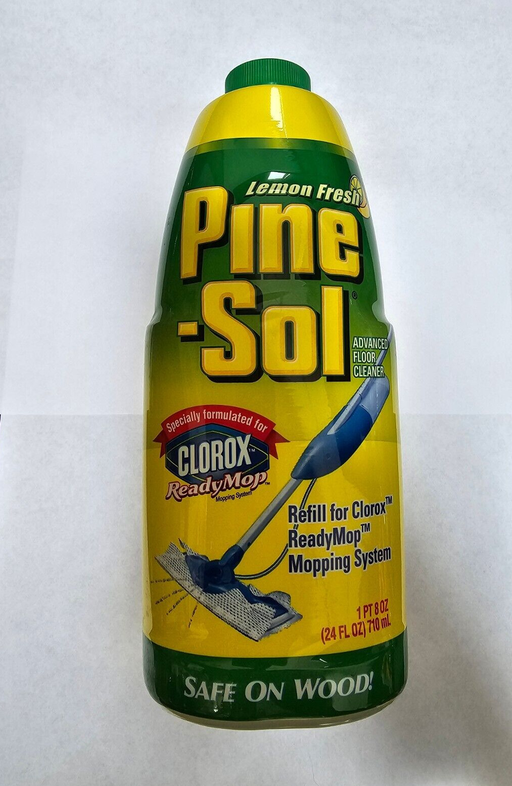 Clorox Ready Mop Pinesol Lemon Fresh Advanced Floor Cleaner Refill Bottle 24 oz.