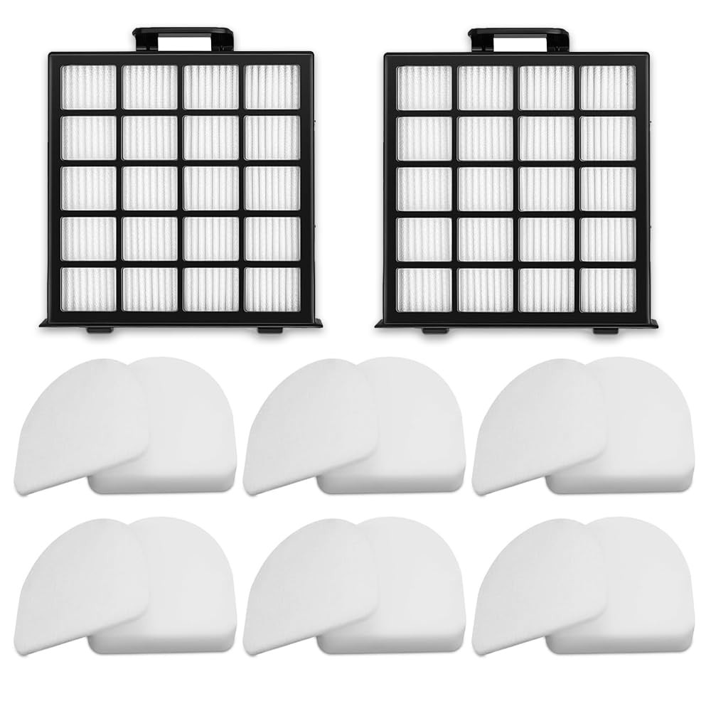 AZ4000, AZ4002, AZ4002W,6 Packs Foam filters,6 Packs Felt filters,2 Packs Hep…