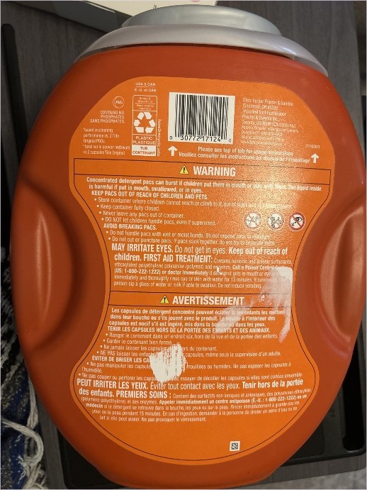 Tide Oxi Boost Power PODS Laundry Detergent Pacs, 45 Count, Set-In Stain Removal