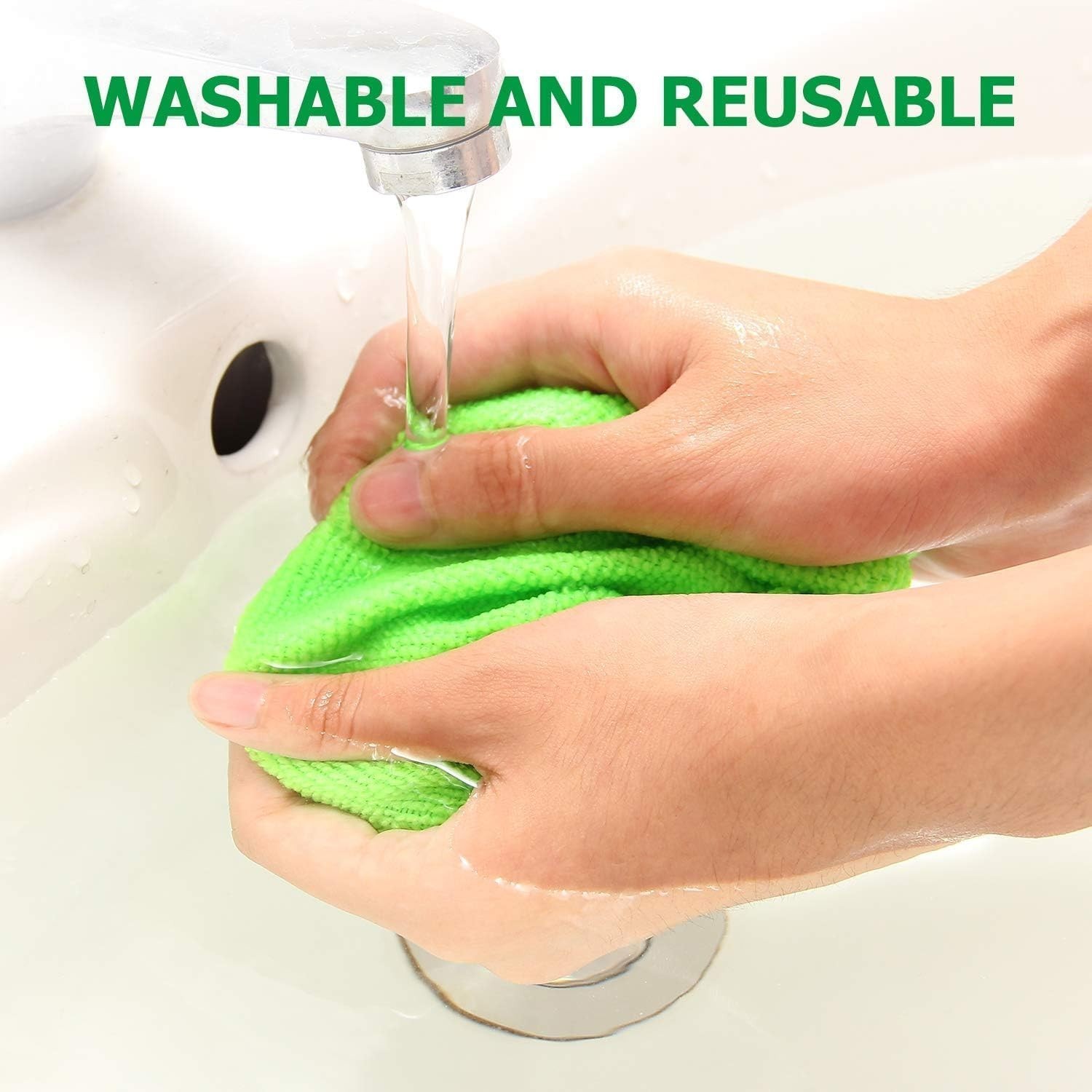29-inch Windshield Cleaner Kit with Extendable Handle and Microfiber Pads