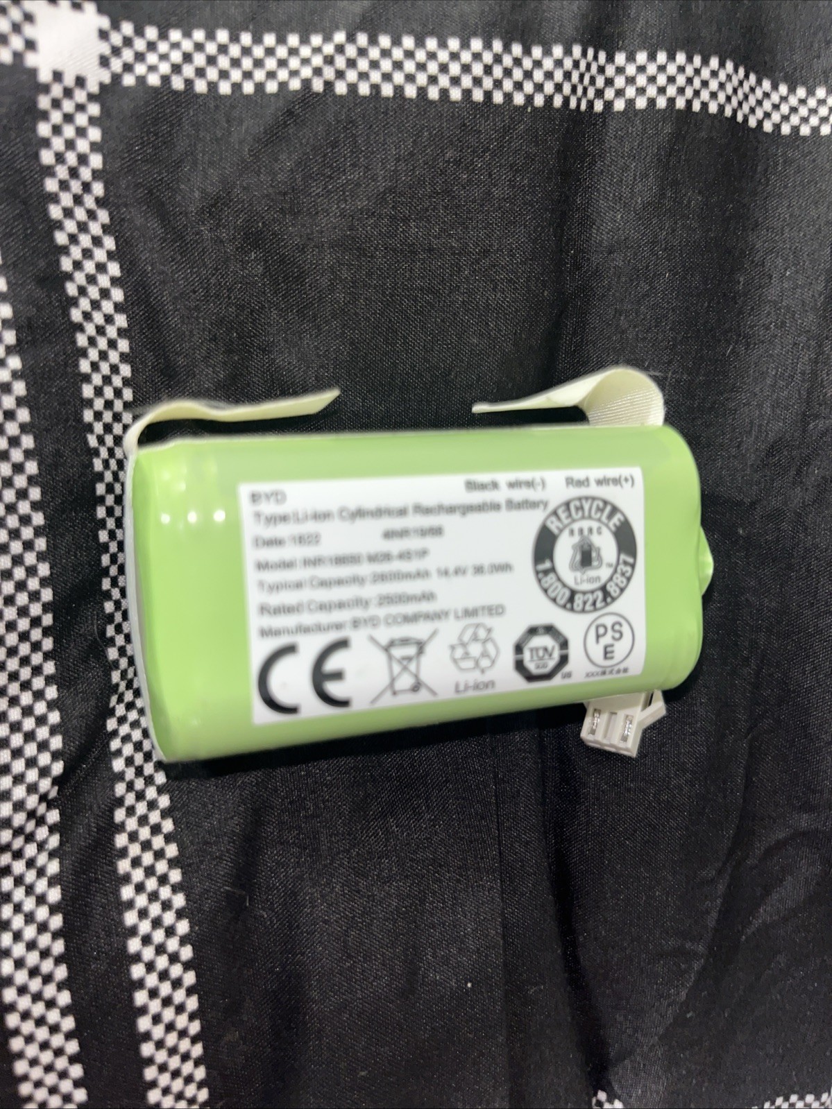 Battery For Ecovacs DO3G.12 1930 4INR19/66 2600mAh