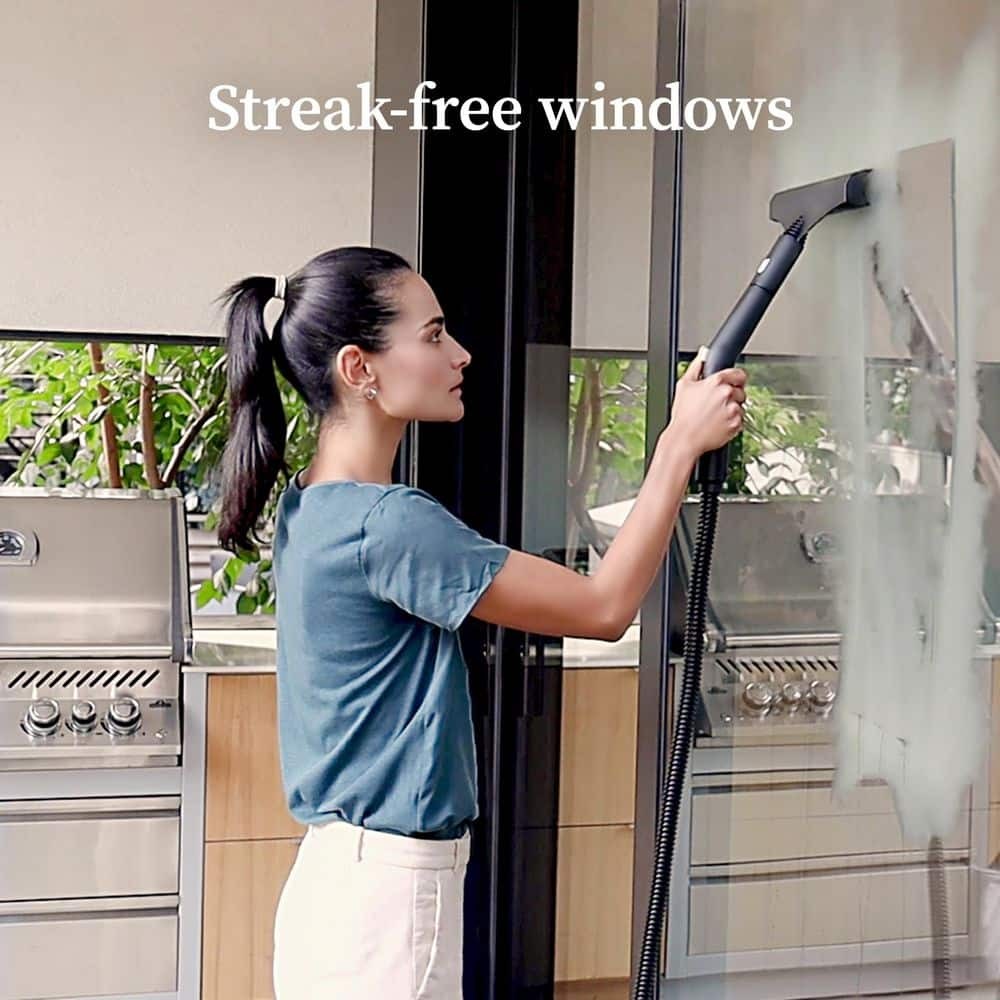 DUPRAY Neat Corded Steam Cleaner, Multi-Brush Kit for Floors, Grout, Upholstery