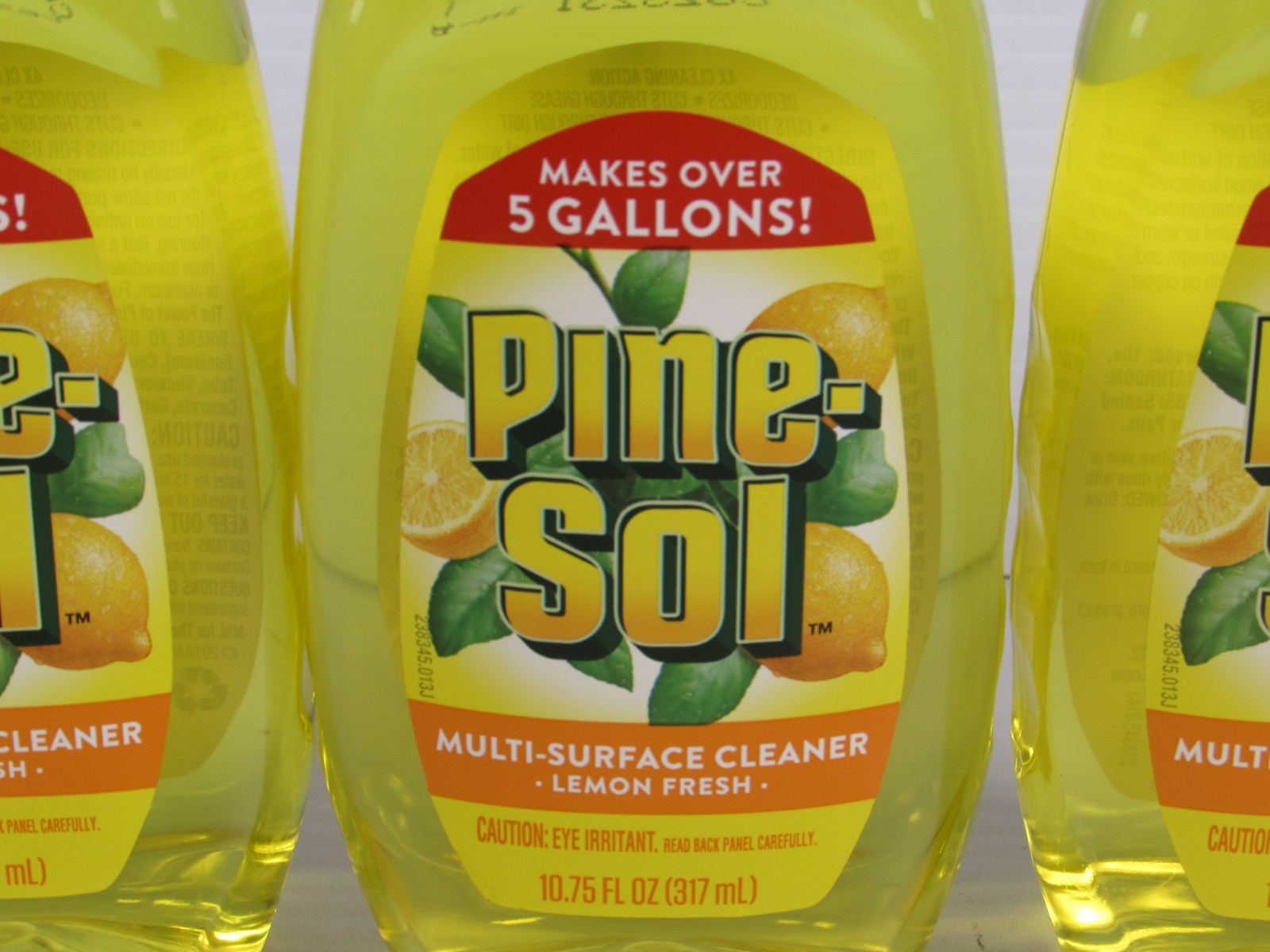 Pine-Sol Multi-Surface Cleaner Lemon Fresh Concentrate, Makes 5 Gal, Lot of 3