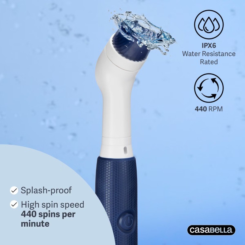 Casabella Power Spin Detail Grout Scrubber Cleaner