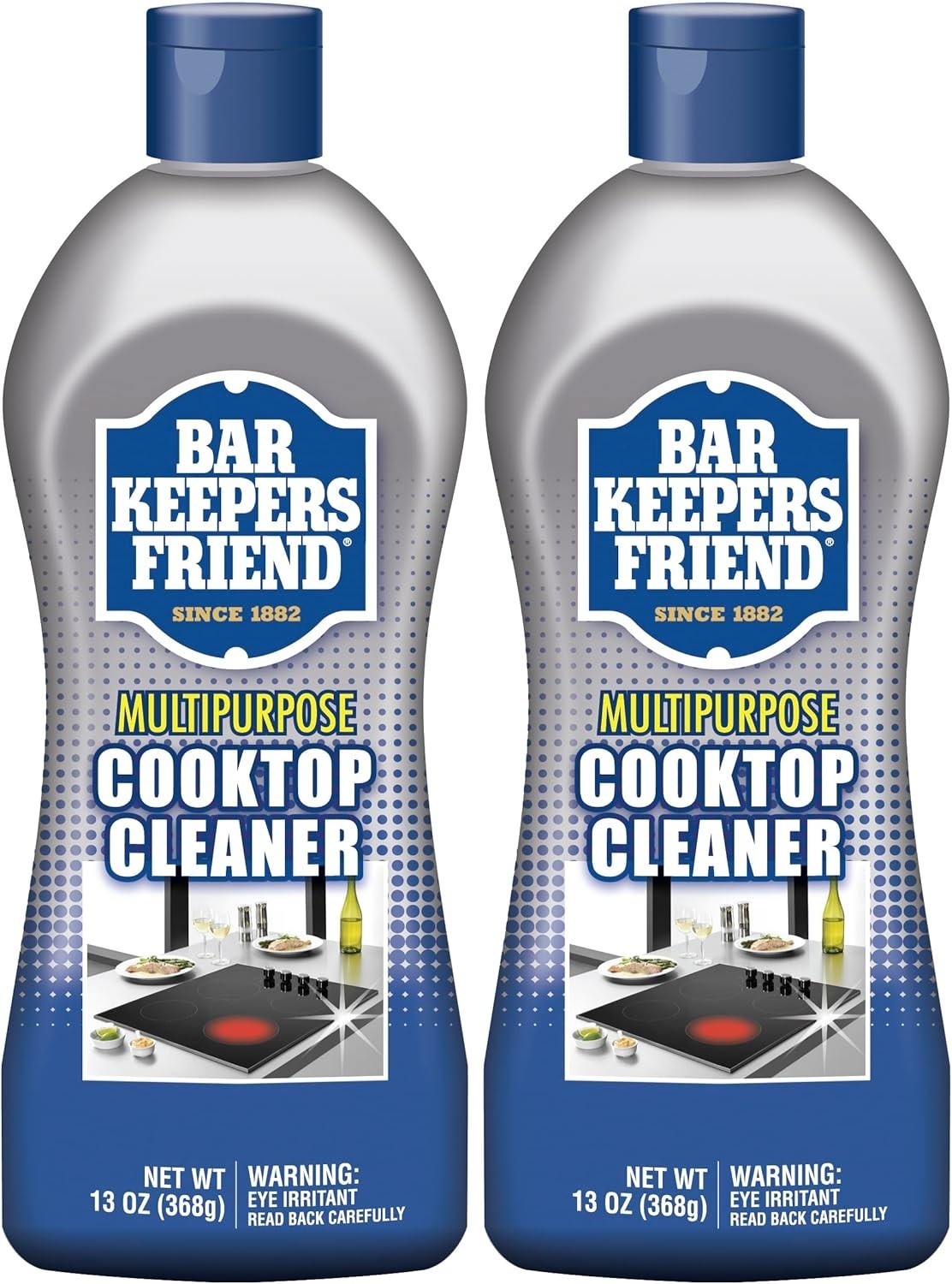 Cooktop Cleaner 2 x13 oz Multipurpose Liquid Stovetop Cleanser – Safe for Use…