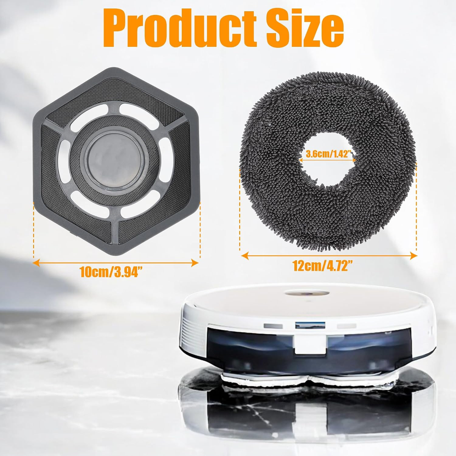 Mop Pad Holder Replacement for Ecovacs Yeedi Mop Station Vacuum Cleaner, Pad Pla