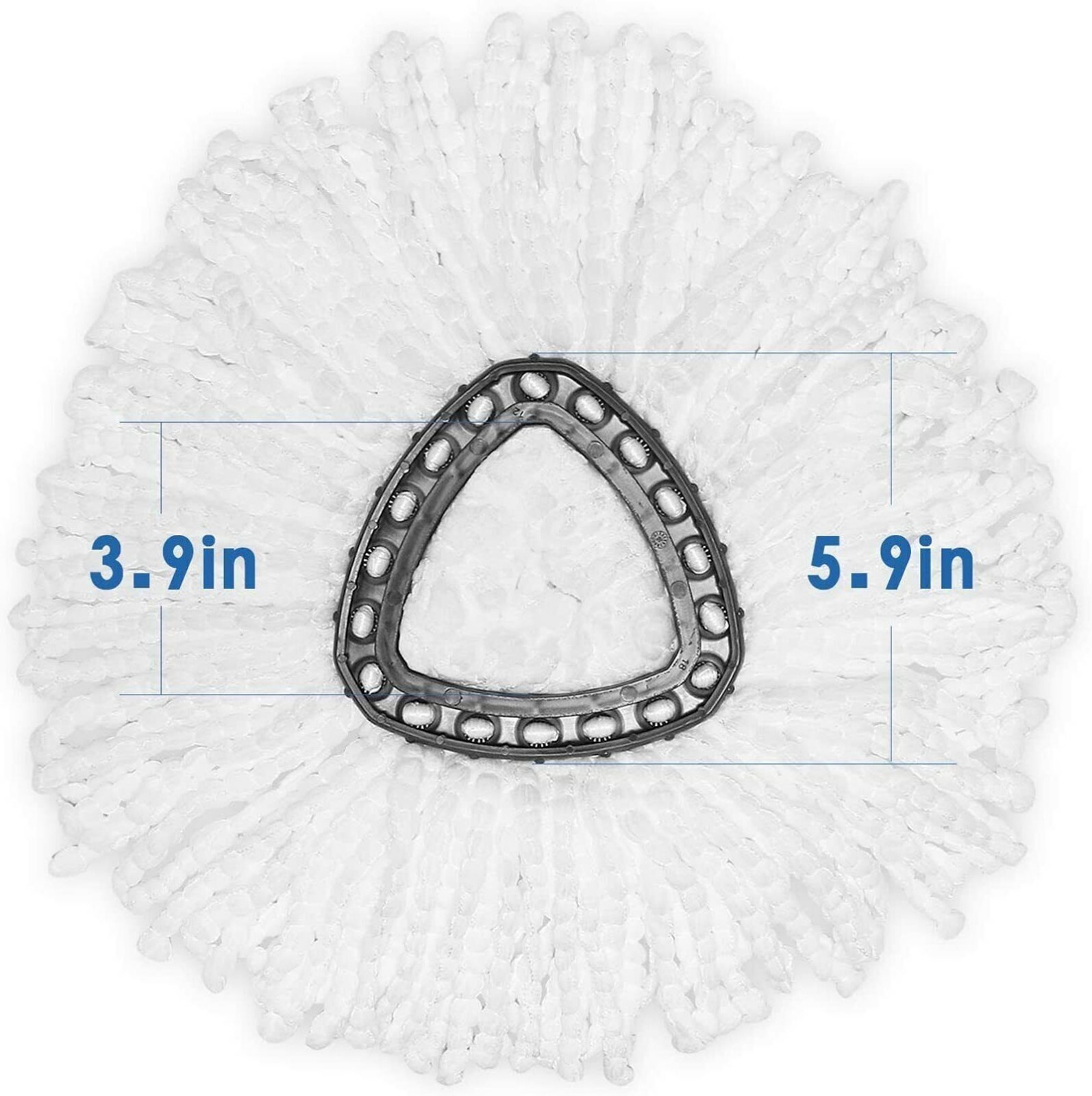 1-6Replacement Microfiber Mop HEAD For O-Cedar Spin Mop Easy Clean Wring Refill