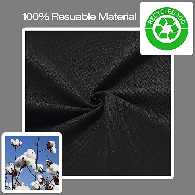 Bulk Resuable Light Weight Tote Bags 32 Pack Shopping Bags 6 Oz Black NEW