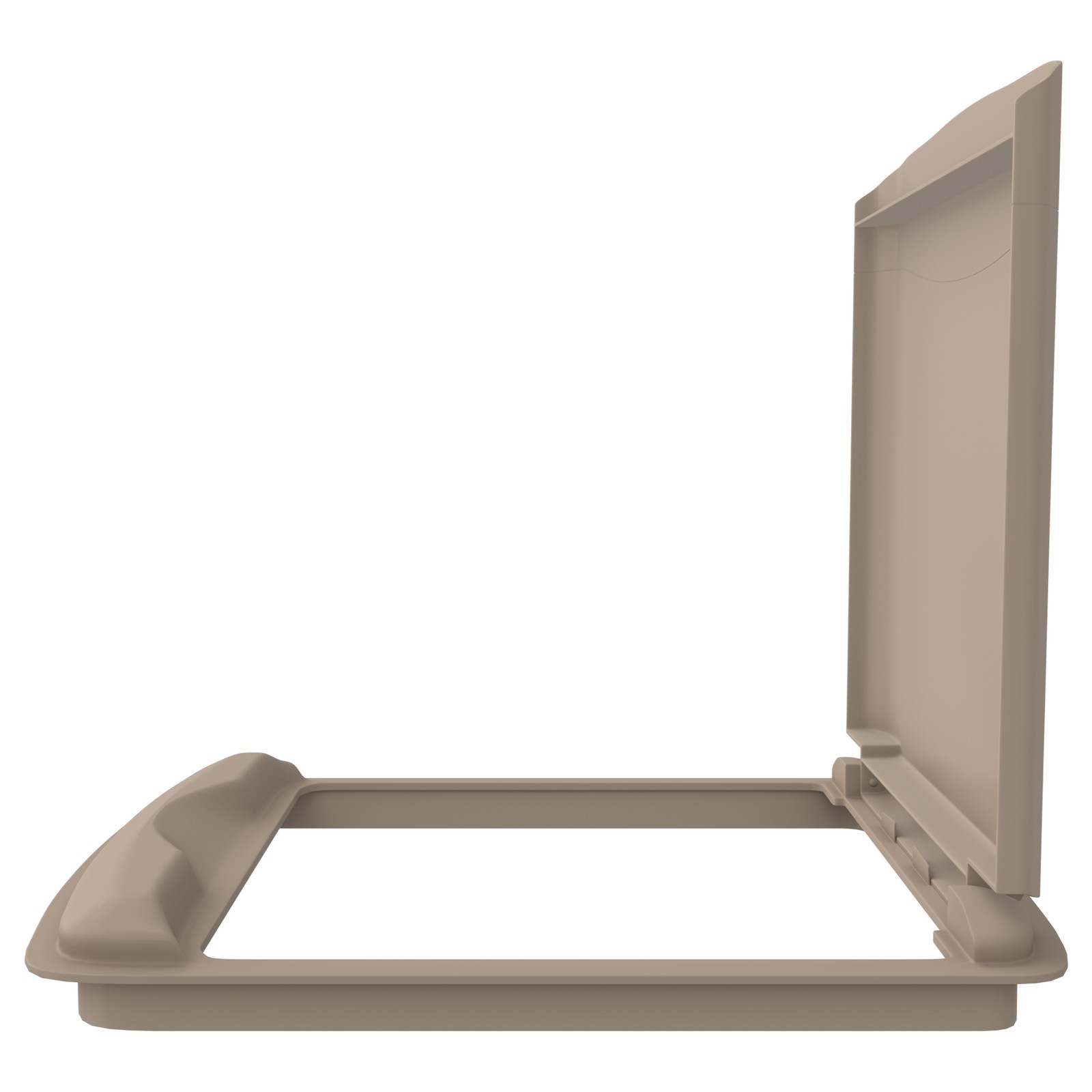 Rev-A-Shelf 50 Qt Trash Can Replacement Lid, Champagne (Lid Only) RV-50-LID-12-1