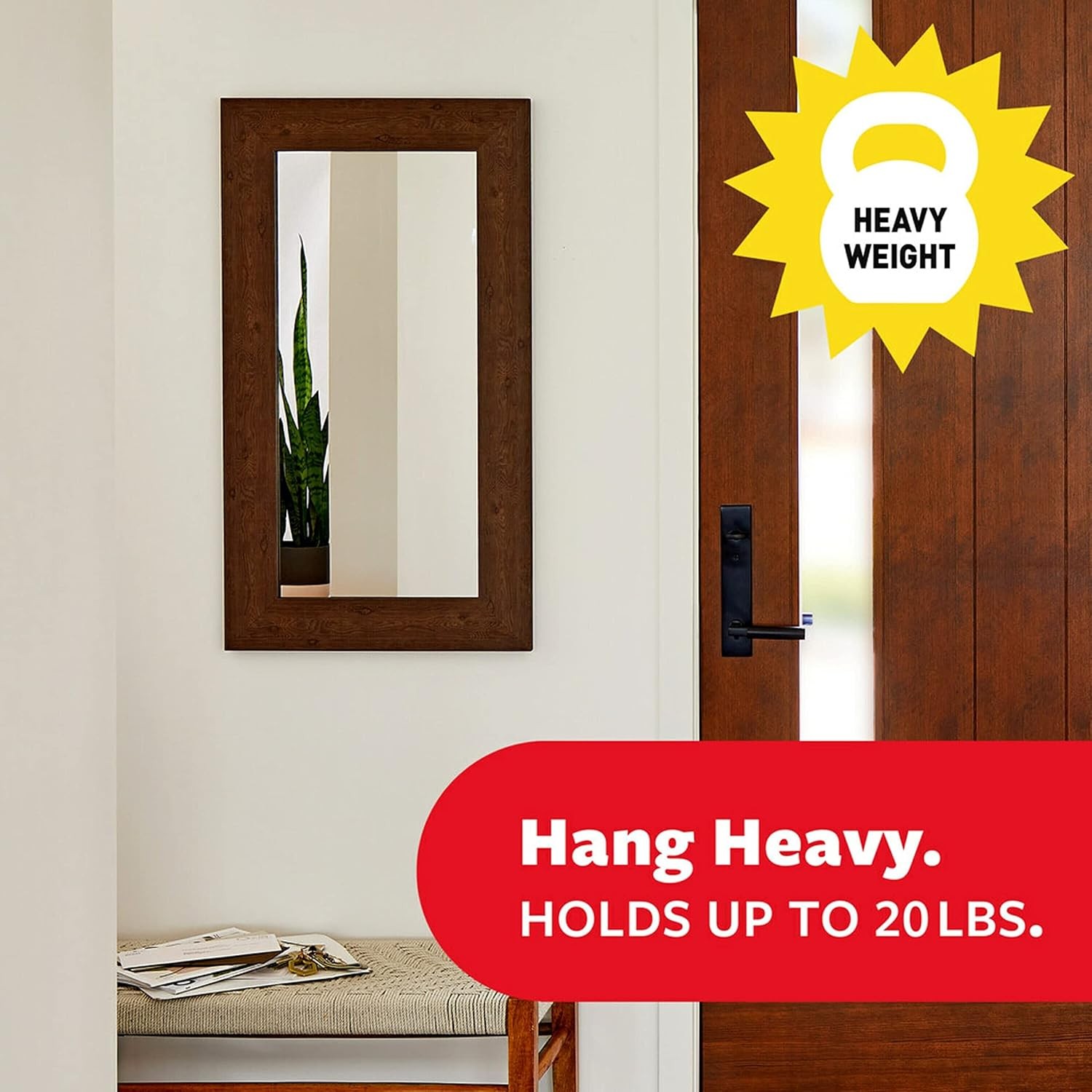 Command 20 lb XL Heavyweight Picture Hanging Strips 8 Pairs (16 Command Strips),