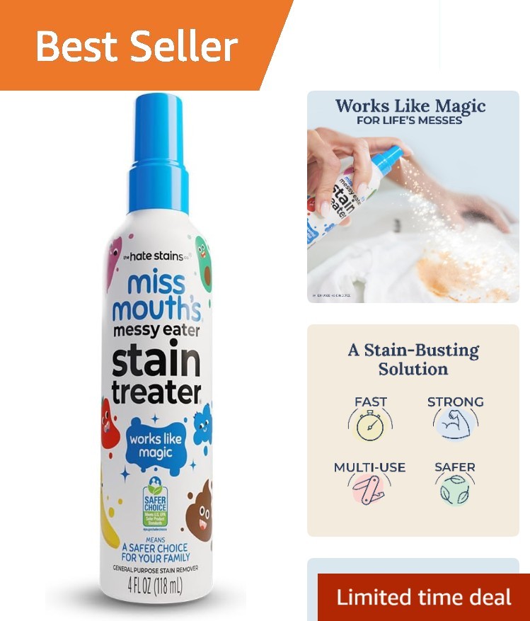 Messy Eater Stain Treater Spray – 4oz Biodegradable Stain Remover for Baby