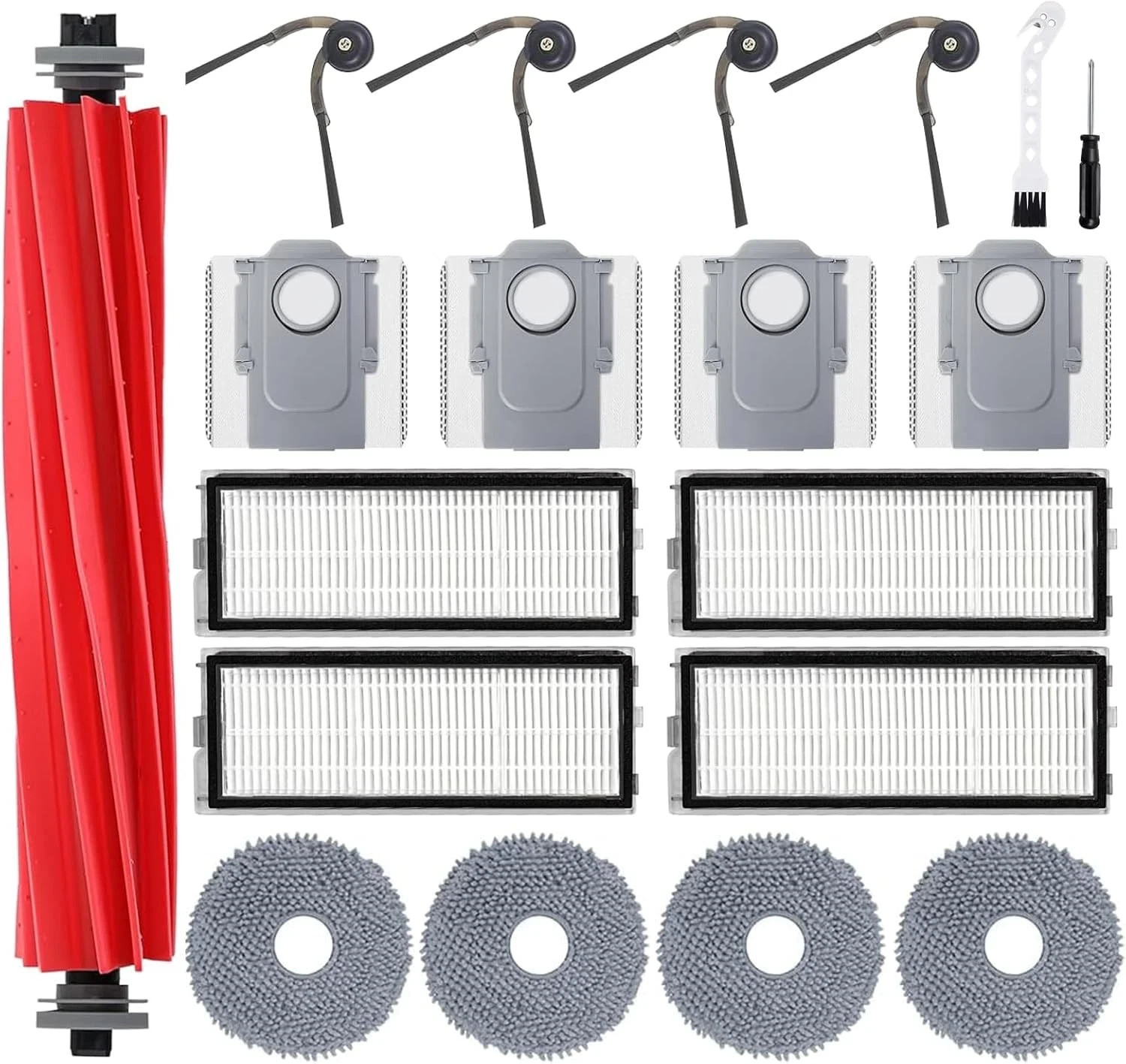 QV35A Replacement Parts for Roborock QV 35A QV 35S Robot Vacuum Accessories Kit