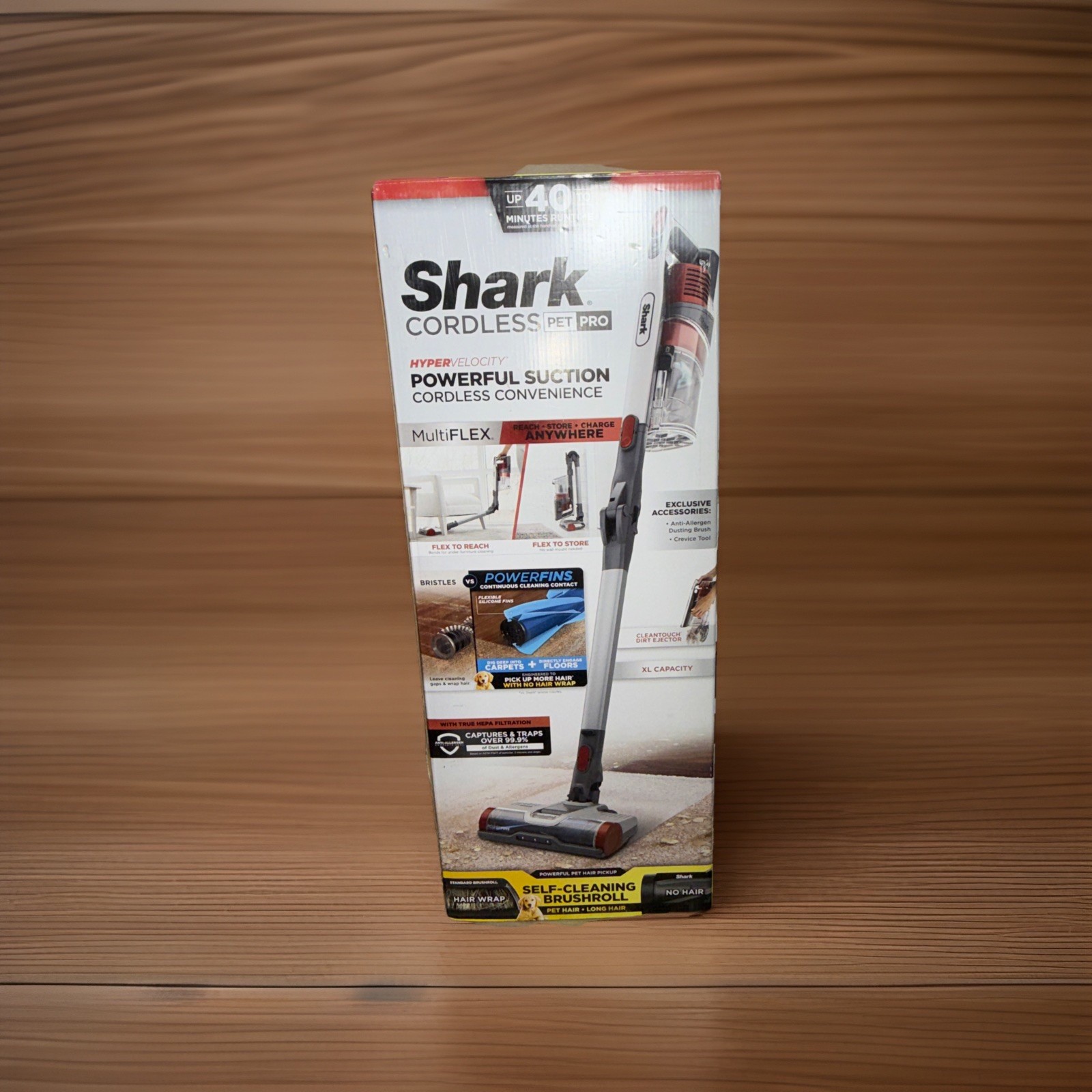 SHARK PET PRO – UZ355H -Cordless Stick Vacuum Powerful Brushroll MultiFLEX 🔷