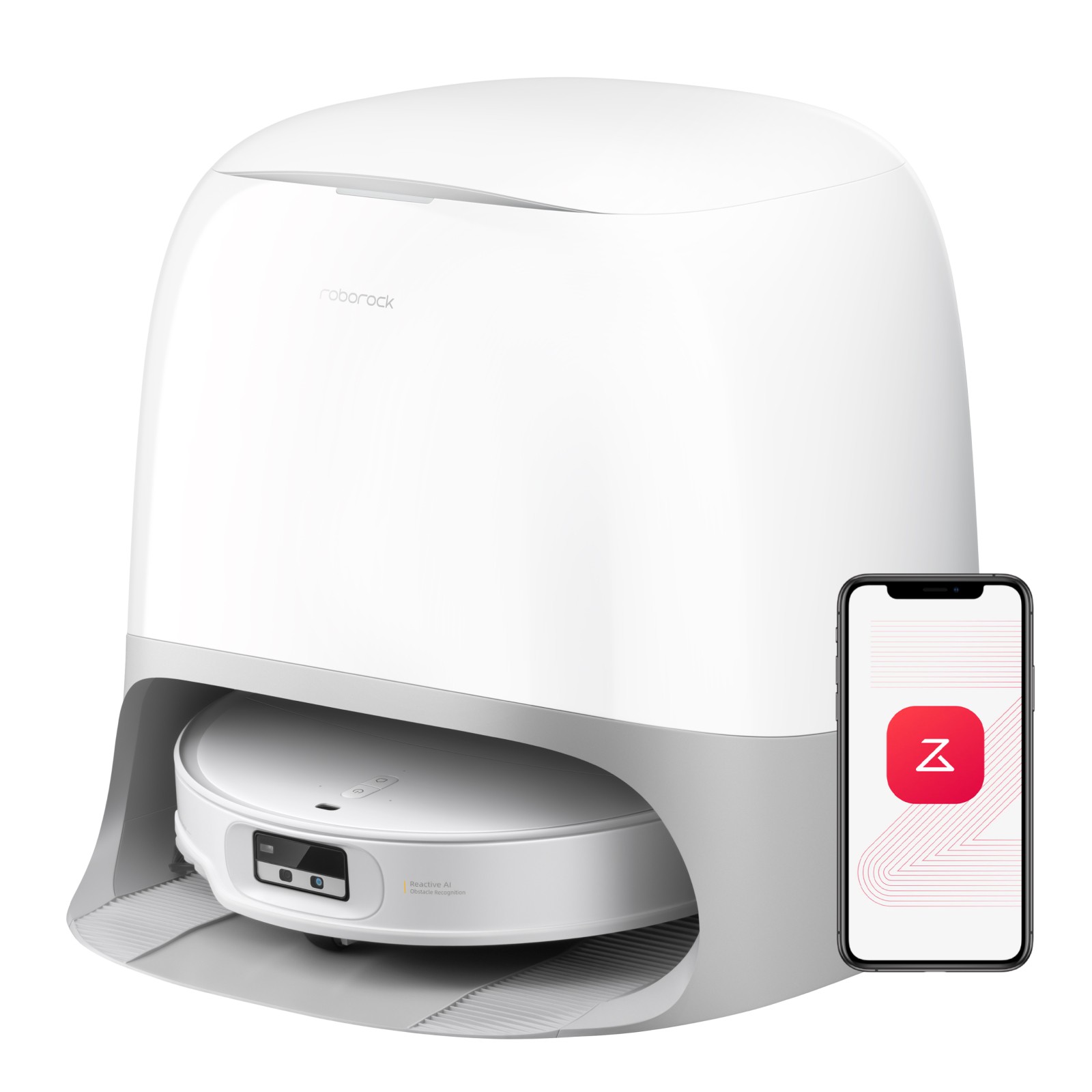 Roborock Qrevo CurvX Vacuum,22000Pa,AI Obstacle Avoidance – Certified Refurb