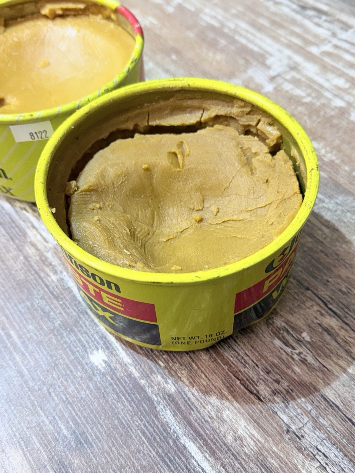 2 SC Johnson Paste Wax The Original Formula, 16 oz (1 lb) Discontinued 90% Full