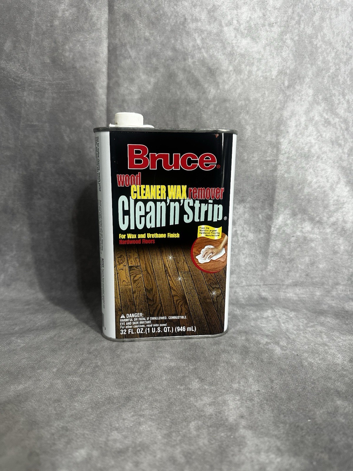 Bruce Wood Cleaner Wax Remover Clean ‘n’ Strip Hardwood Floor Cleaning Build Up