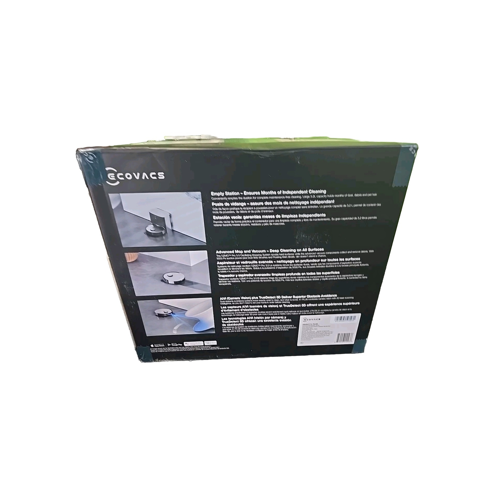 Ecovacs Deebot X1 Plus Robot Vacuum And Mop Combo With Self Emptying Station