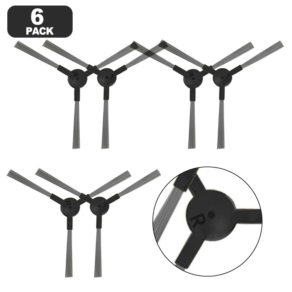 6 Pcs Side Brush for SHELIKI BR151 BR151 UMMUND BR151 Robot Vacuum Part