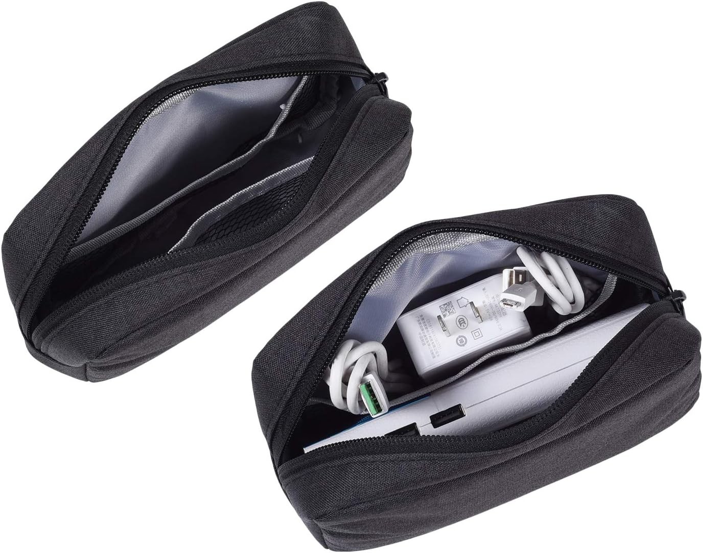 Canvas Waterproof Universal Electronic Accessories Organizer for Power