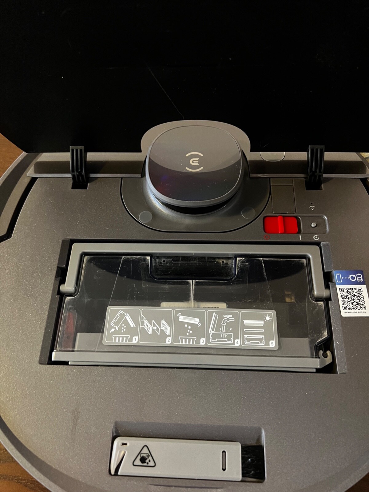 Ecovacs Deebot Ozmo T8 Gray Robotic Vacuum and Mop Cleaner